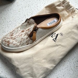 Myra Cowhide Slip On Shoes